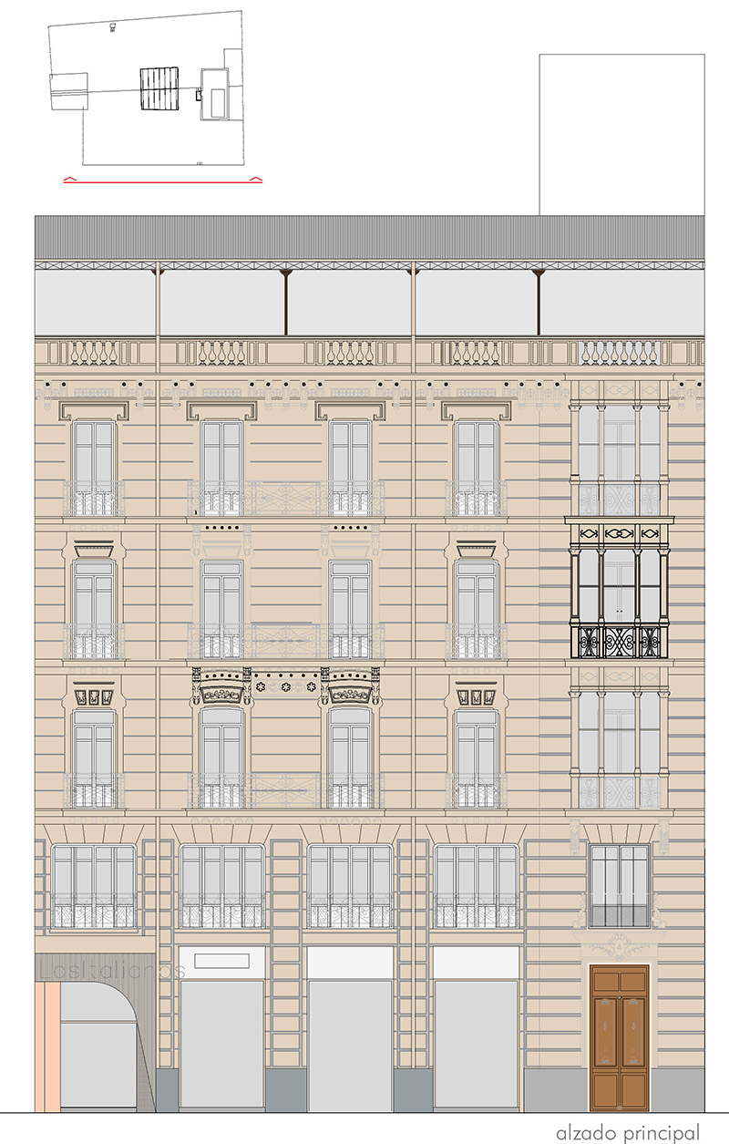 Apartamento burgués en 5 apartamentos